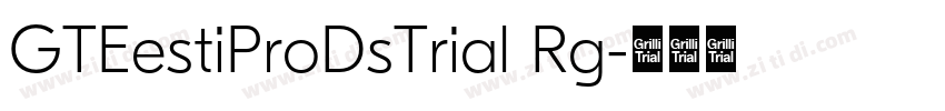GTEestiProDsTrial Rg字体转换 GTEestiProDsTrial Rg字体转换
